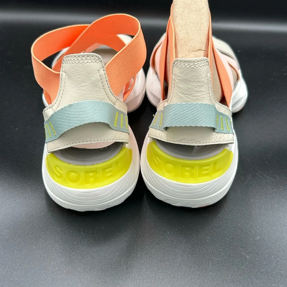 New Sorel Platform Sandals Sz 10.5 Strappy Walking  Comfortable‎ Support Outdoor